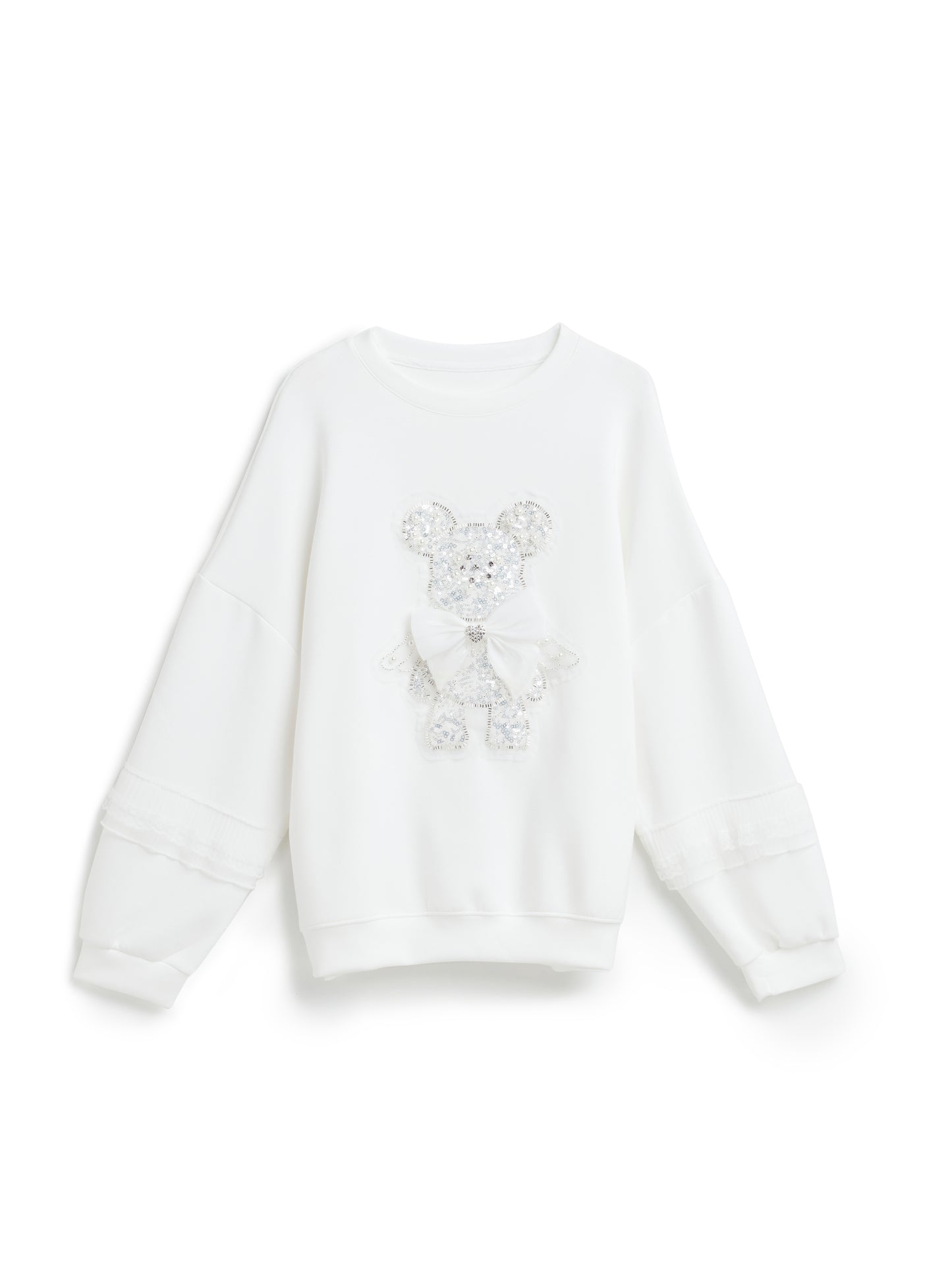 'Lola Bear' embellished sweatshirt