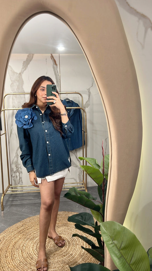 ‘Amie’ Denim Shirt