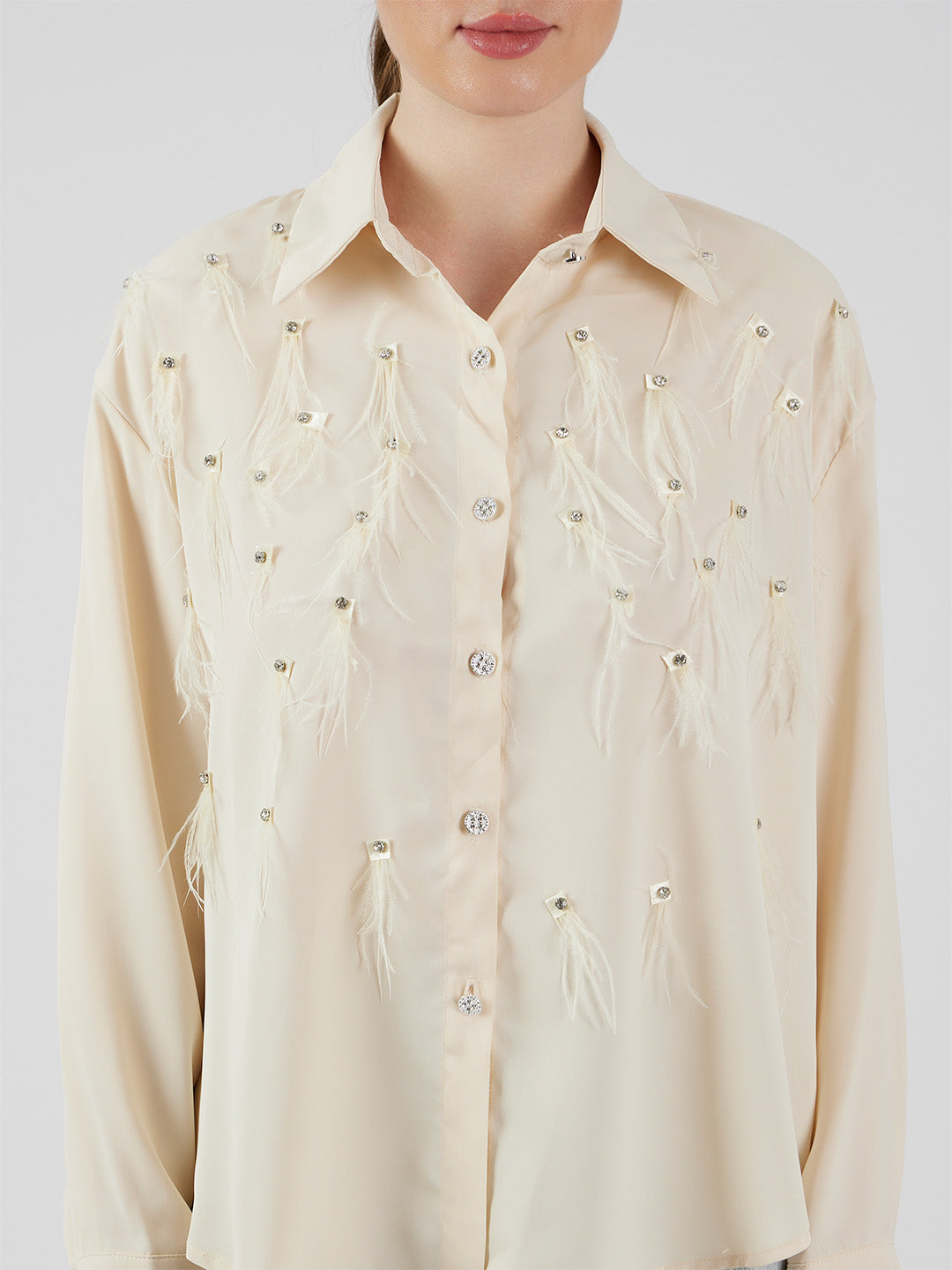 Ethra' Embellished Shirt