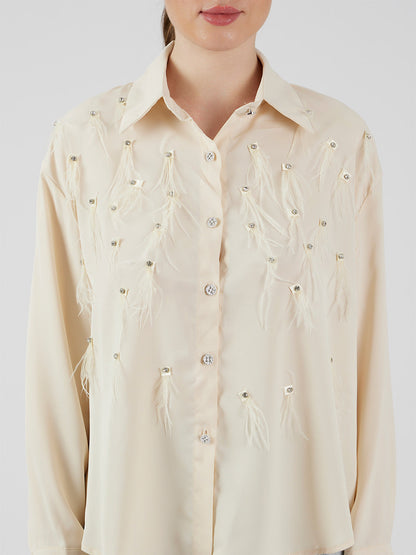 Ethra' Embellished Shirt