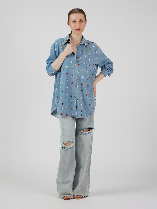 Diamond High-Grade Denim Shirt