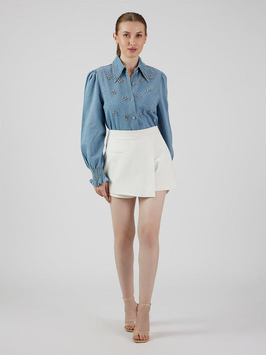 Zena' Chique Denim Shirt