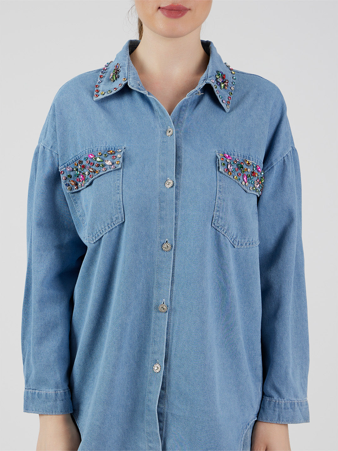 Aster' Spring Diamond Pocket Shirt