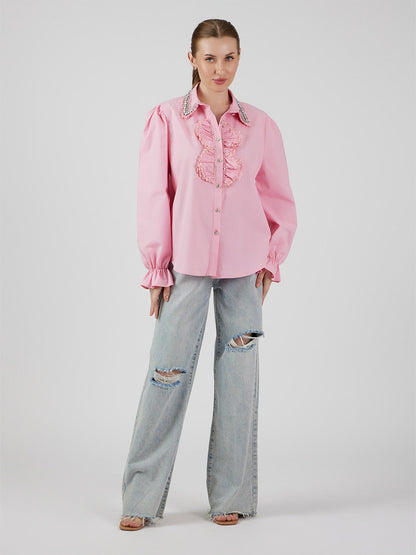 Sorbet' Ruffled Shirt