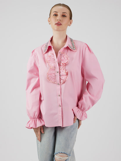 Sorbet' Ruffled Shirt