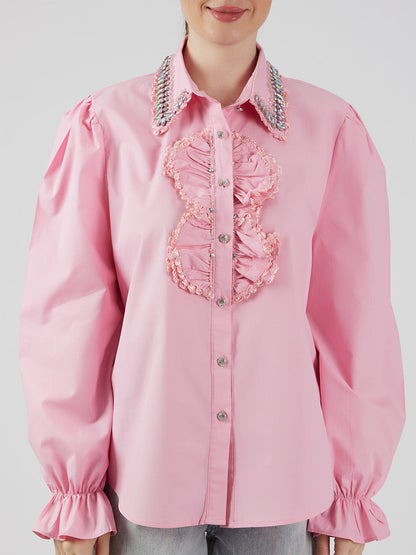 Sorbet' Ruffled Shirt