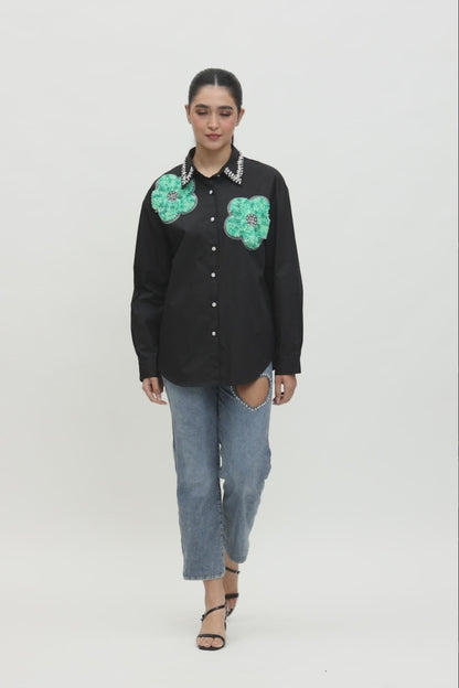 'Emily' embellished shirt