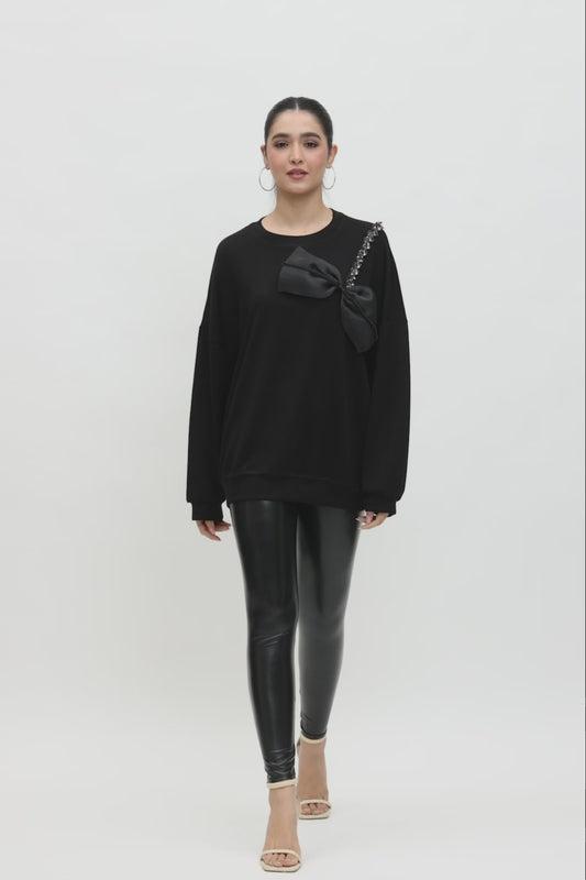 'Athen' embellished sweatshirt