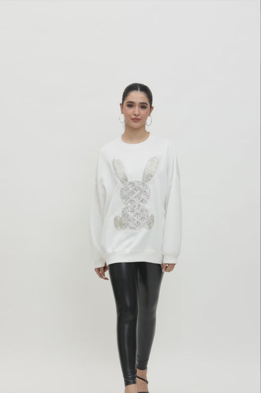 'Willow' embellished sweatshirt